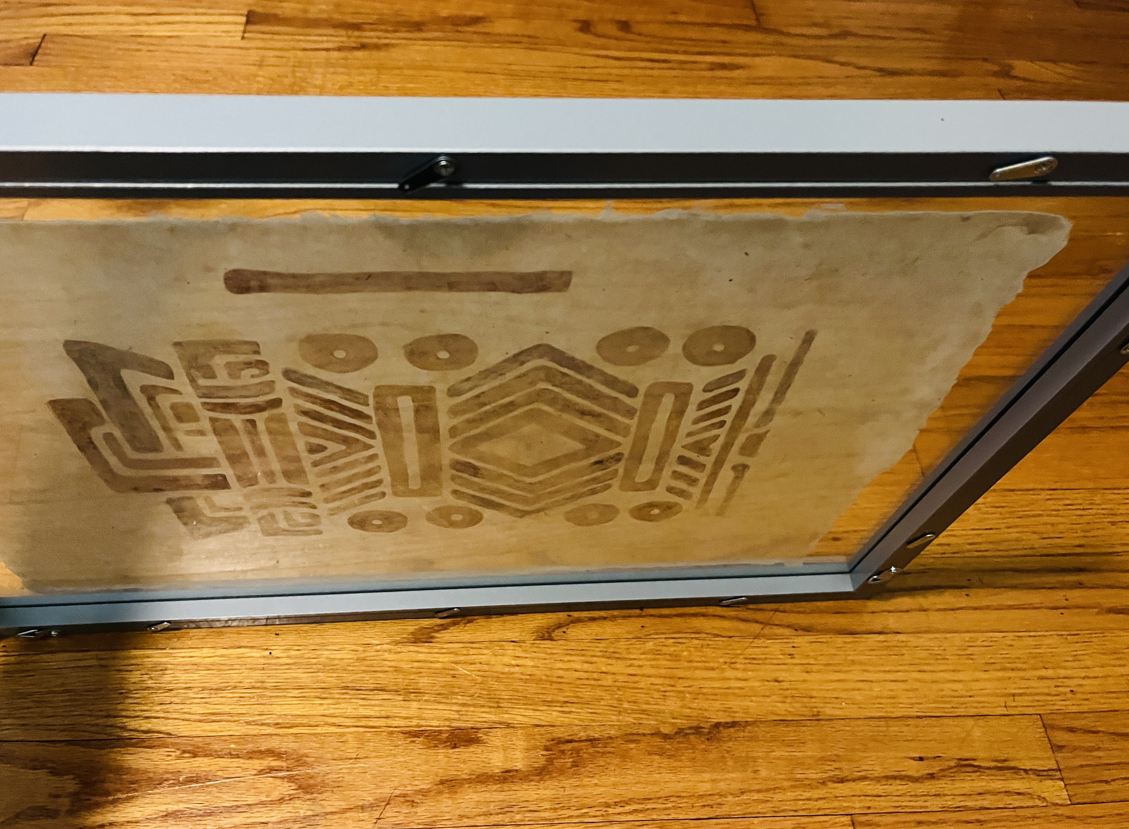Back view with frame